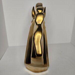 Gold Horse Head Accent Sculpture